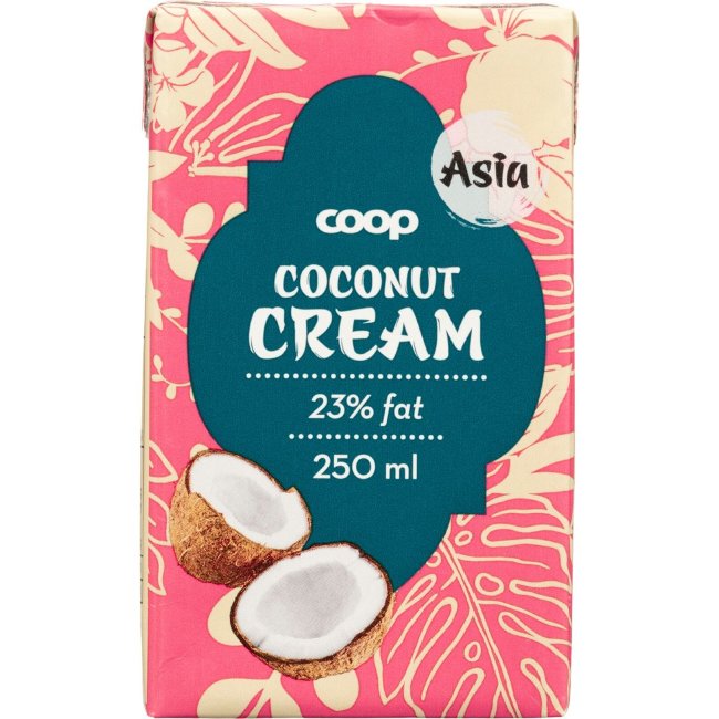 Кокосовые сливки Coop Asia 250 мл