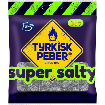 Солёные леденцы Tyrkisk Peber Super Salty 80 гр Солёные леденцы Tyrkisk Peber Super Salty 80 гр