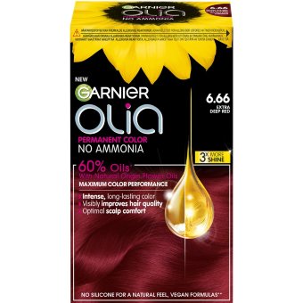 Стойкая краска для волос Garnier Olia 6.66 кармин 174 мл