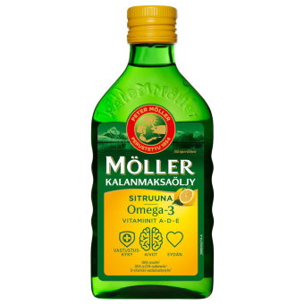 Рыбий жир Омега-3 с лимоном Moller Omega-3 250 мл