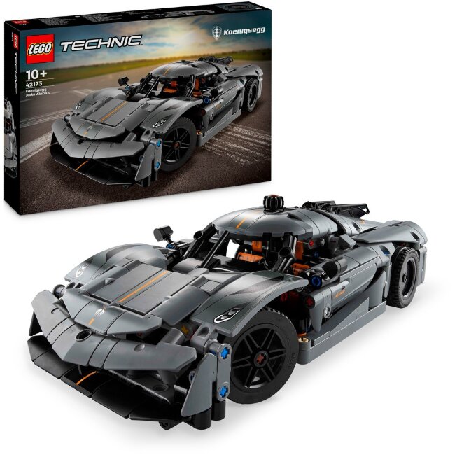 Конструктор LEGO® Technic 42173 - серый гиперкар Koenigsegg Jesko Absolut Конструктор LEGO® Technic 42173 - серый гиперкар Koenigsegg Jesko Absolut