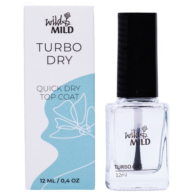 Быстросохнущее верхнее покрытие Wild&Mild Turbo Dry N003 12 мл