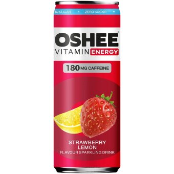 Энергетический напиток OSHEE Strawberry & Lemon Zero 330 мл
