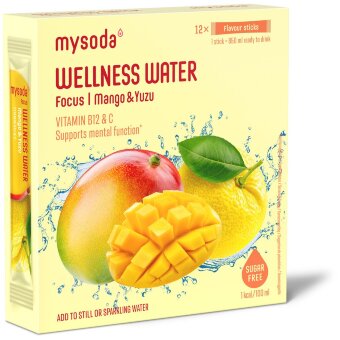 Порошок для напитка Mysoda Wellness Water манго-йузу 12x4 гр