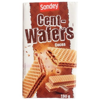 Вафли шоколадные Sondey, 190 гр