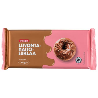 Молочный шоколад для выпечки Pirkka 200 гр