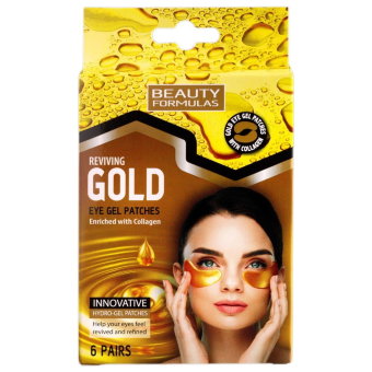 Гелевые патчи под глаза Beauty Formulas Reviving Gold Eye Gel Patches Гелевые патчи под глаза Beauty Formulas Reviving Gold Eye Gel Patches