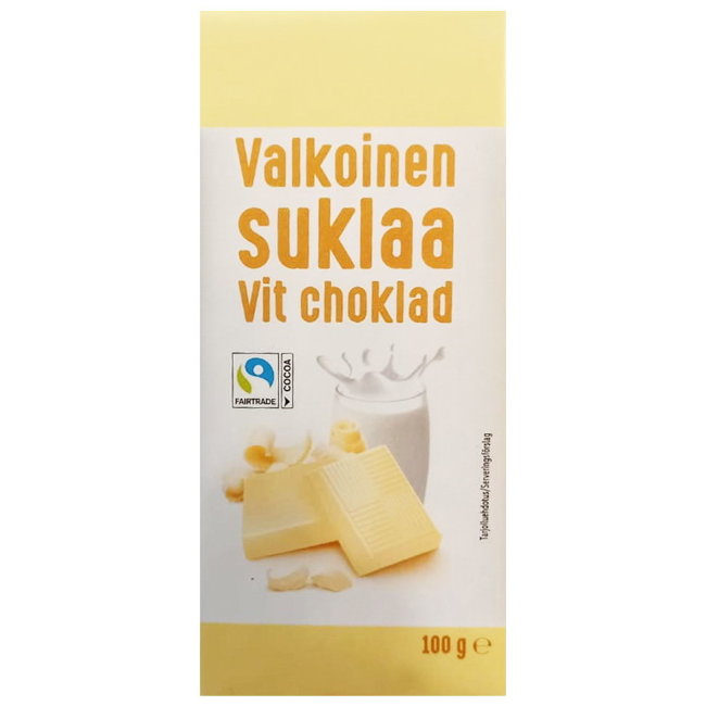 Белый шоколад Valkoinen suklaa 100 гр Белый шоколад Valkoinen suklaa 100 гр
