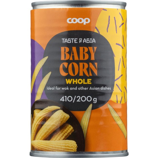 Мини кукуруза Coop 410/200 гр