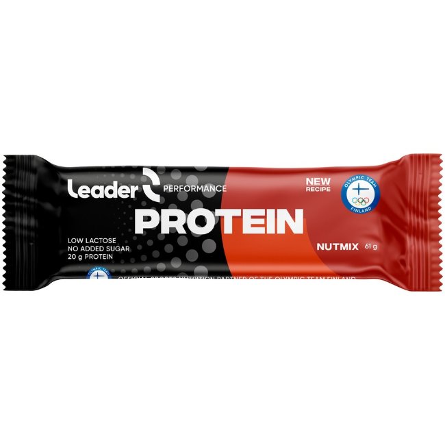 Протеиновый батончик Leader Performance Nutmix с орехами 61 гр