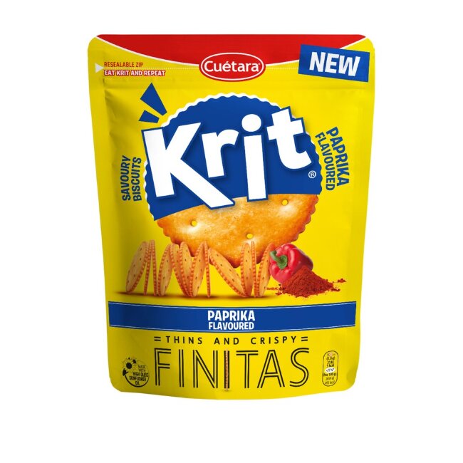 Солёное печенье с паприкой Krit Finitas 150 гр