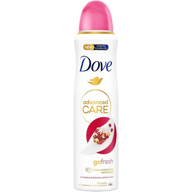 Дезодорант-антиперспирант Dove 72h Advanced Care с гранатовым ароматом 150 мл Дезодорант-антиперспирант Dove 72h Advanced Care с гранатовым ароматом 150 мл