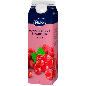 Сок Valio из красной смородины и малины 1 л