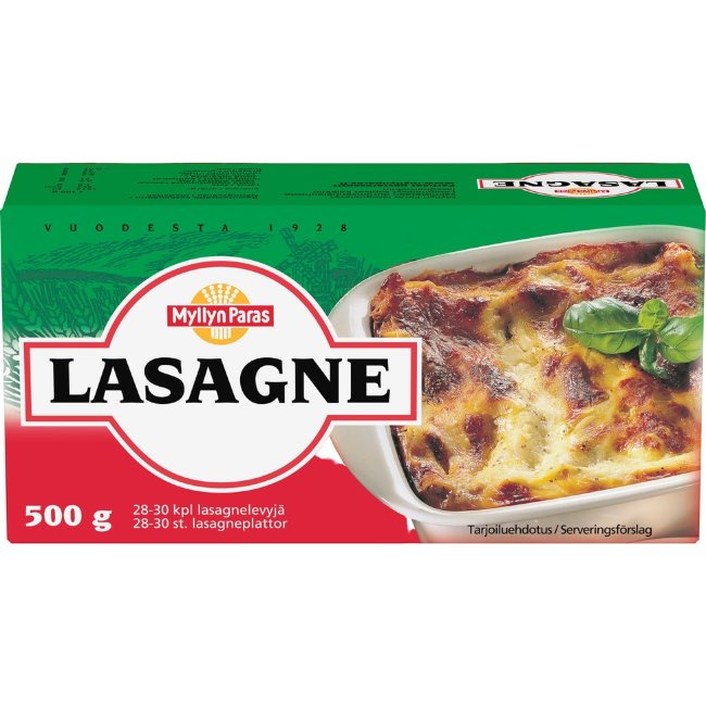 Листы для лазаньи Myllyn Paras Lasagne 500 гр Листы для лазаньи Myllyn Paras Lasagne 500 гр