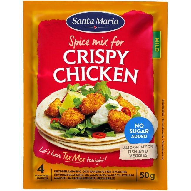 Специи для хрустящей курицы Santa Maria 50 гр