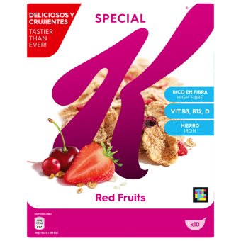 Хрустящие хлопья Kellogg's Special K с красными фруктами 300 гр