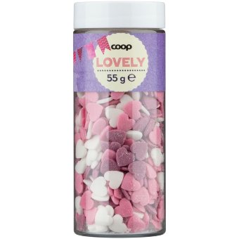 Декоративные сердечки Coop 55 гр