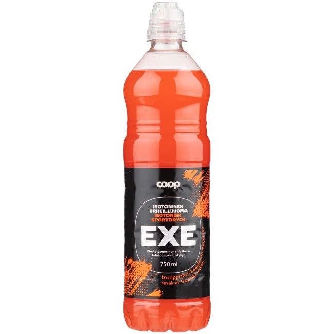 Изотонический спортивный напиток Coop Exe тропический 0,75 л Изотонический спортивный напиток Coop Exe тропический 0,75 л