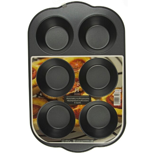 Форма для маффинов House jumbo на 6 маффинов