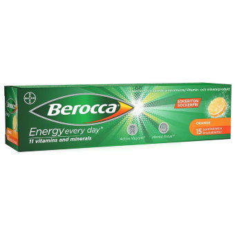 Шипучие таблетки В комплекса Berocca Orange 15 шт Bayer