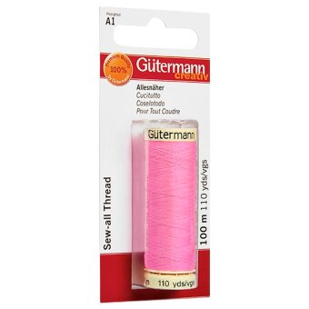 Универсальная швейная нитка Gütermann 100 м полиэстер светло-розовая