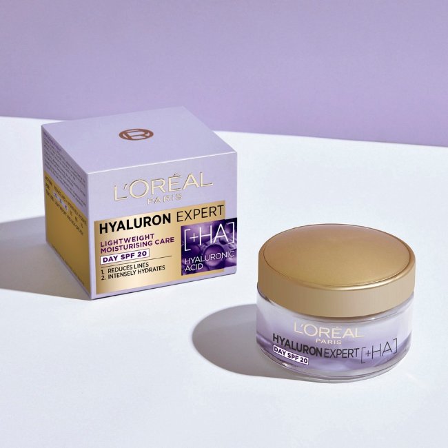 Увлажняющий дневной крем L'Oréal Paris Hyaluron Expert SPF20 для сухой кожи 50 мл