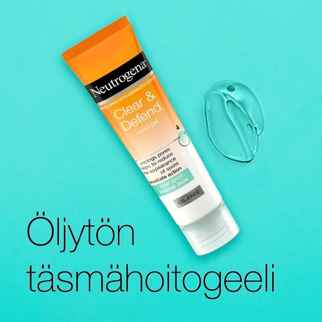 Гель от чёрных точек Neutrogena Clear&Defend Rapid 15 мл