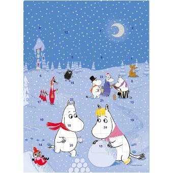 Шоколадный календарь Muumi 75 гр Шоколадный календарь Muumi 75 гр