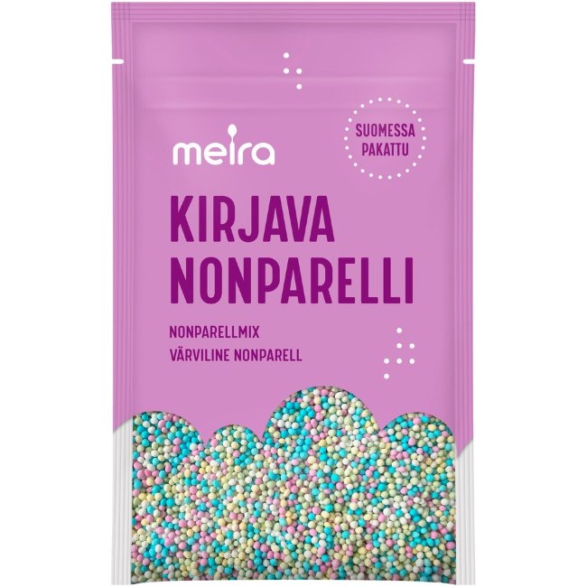 Кондитерская посыпка Meira (цветные шарики) 60 гр