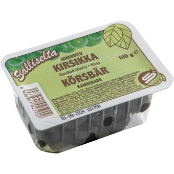 Вишневые цукаты (зеленые) Salliselta 100 гр