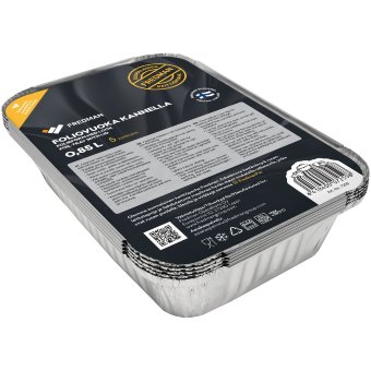 Форма из фольги для запекания Eskimo foliovuoka (прямоугольная)  0,85л 5 шт