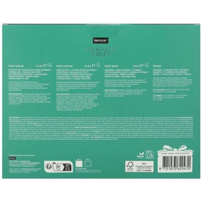 Подарочный набор Sence Collection Foot Night Luxe 4 шт Подарочный набор Sence Collection Foot Night Luxe 4 шт