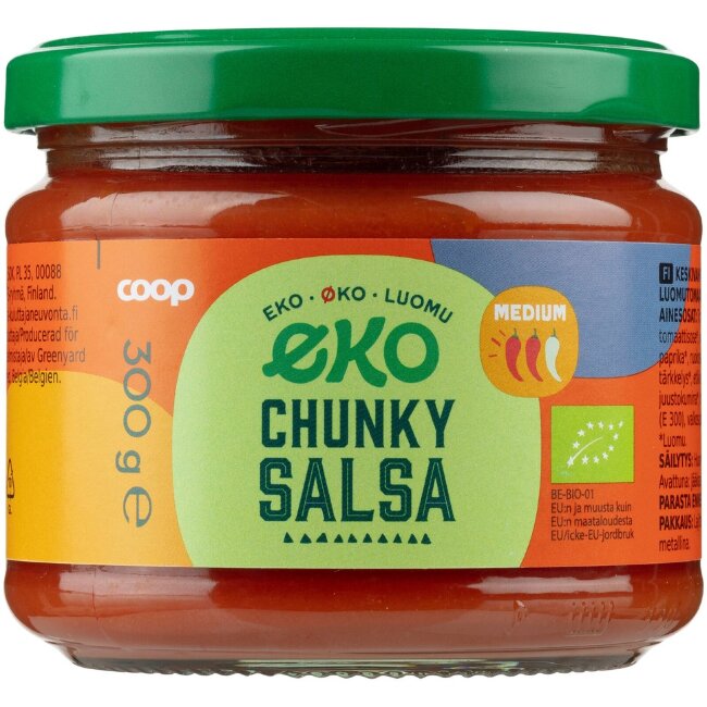 Соус сальса Coop Eko chunky средний острый органический 300 гр Соус сальса Coop Eko chunky средний острый органический 300 гр