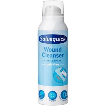 Стерильный спрей для очистки ран Salvequick MED 100 мл