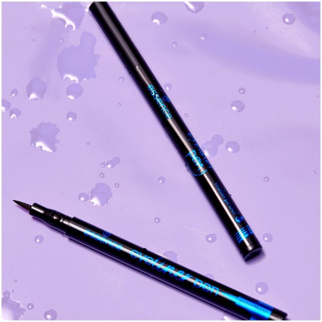 Подводка для глаз essence eyeliner pen waterproof 01 водостойкая 1 мл