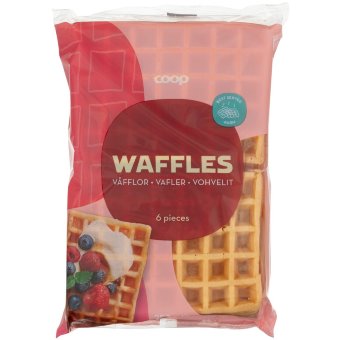 Мягкие вафли Coop (уп 6 шт) 250 гр