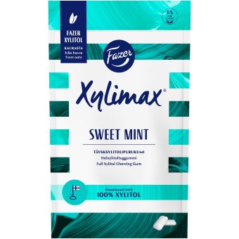Жевательная резинка с мятой Fazer Xylimax 80 гр
