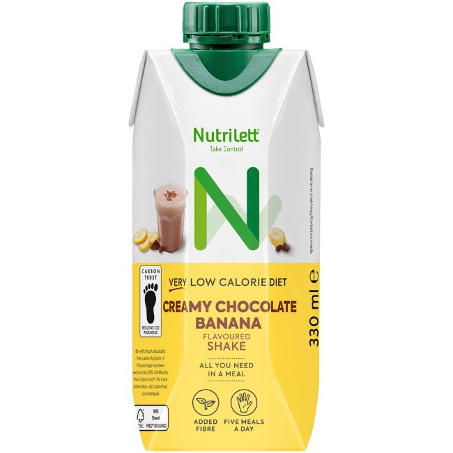 Готовый коктейль Nutrilett VLCD сливочный шоколад и банан 330 мл