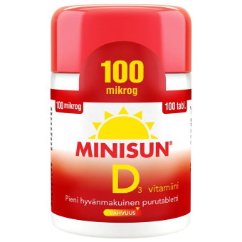 Витамин Minisun D3 100 мкг 100 таблеток  Minisun