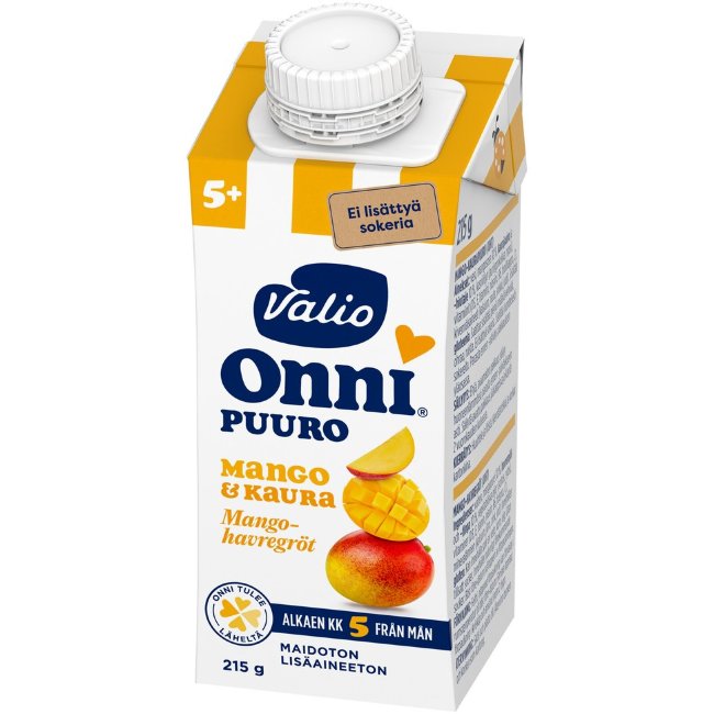 Каша овсяная с манго Valio Onni® 215 гр UHT (с 5 месяцев)