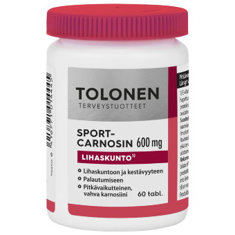 Карнозин Sport Carnosin 600 mg пищевая добавка 60 таблеток Tolonen