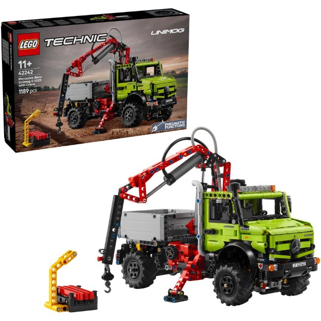 Конструктор LEGO® Technic с краном Mercedes-Benz Unimog U 5023 42242 Конструктор LEGO® Technic с краном Mercedes-Benz Unimog U 5023 42242