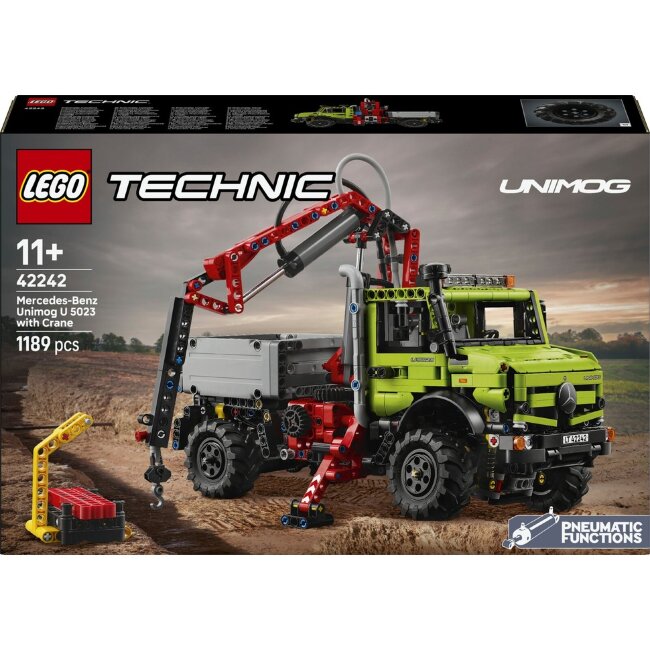 Конструктор LEGO® Technic с краном Mercedes-Benz Unimog U 5023 42242 Конструктор LEGO® Technic с краном Mercedes-Benz Unimog U 5023 42242