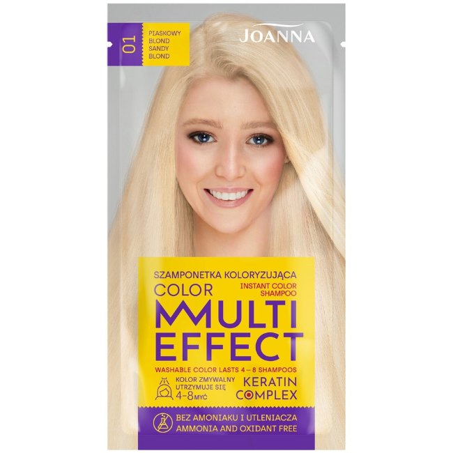 Шампунь тонирующий Joanna Multi Effect для светло-русых 01