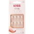 Набор для ногтей Kiss Nails Salon Acrylic Nude French 28 шт, KAN06