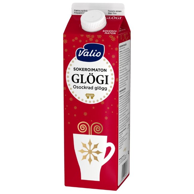 Рождественский красный глёг без сахара Valio glogi tumma 1 л