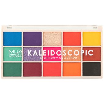 Палетка теней для глаз MUA Make Up Academy 15 оттенков 12 гр Kaleidoscopic Палетка теней для глаз MUA Make Up Academy 15 оттенков 12 гр Kaleidoscopic
