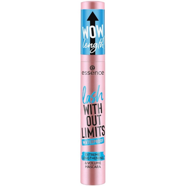Тушь essence lash WITHOUT LIMITS водостойкая экстремальное удлинение и объем 03 Black Waterproof 13 мл