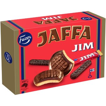 Бисквитное печенье Fazer Jaffa JIM 300 гр Бисквитное печенье Fazer Jaffa JIM 300 гр