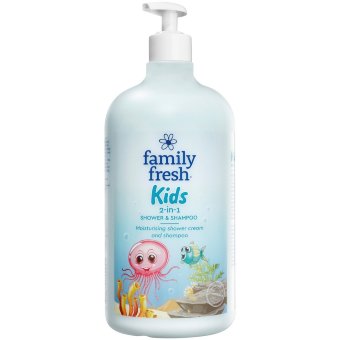 Гель для душа и шампунь 2 в 1 Family Fresh Kids 1000 мл Гель для душа и шампунь 2 в 1 Family Fresh Kids 1000 мл